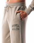 Men's Distressed Arch Track Pants - Tannin - Image 