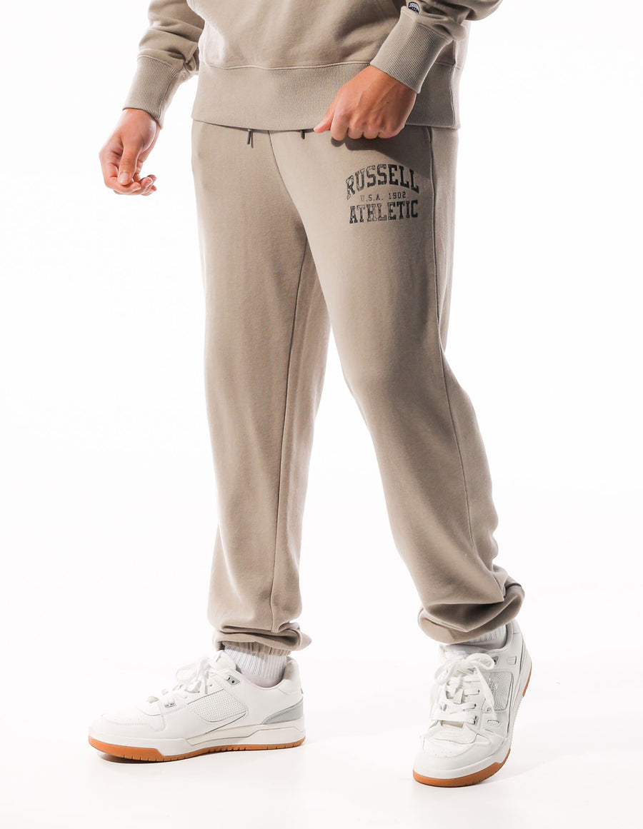 Men's Distressed Arch Track Pants - Tannin - Image #1