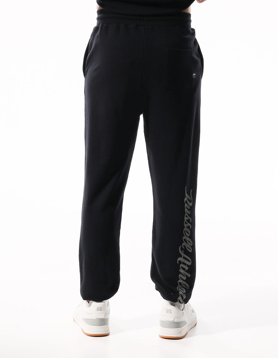 Men's Distressed Baseball Track Pants - Charcoal - Image #4