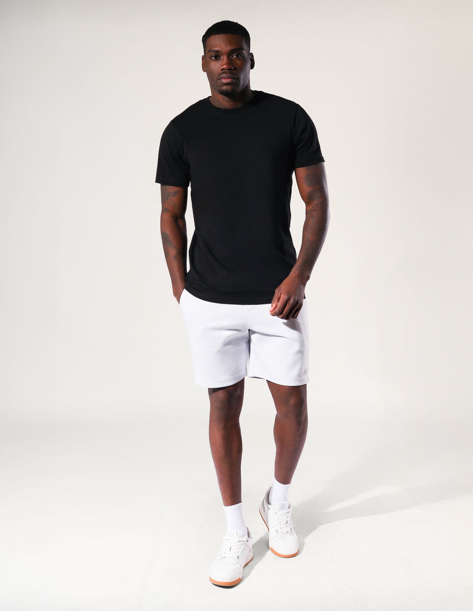 R Tech Active Men's Track Short - Light Marle