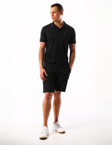 Men's Active Stretch Chino Shorts - Black - Image -#1