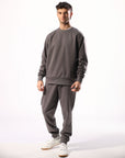 Men's Brooklyn Cuffed Trackpant - Smoke