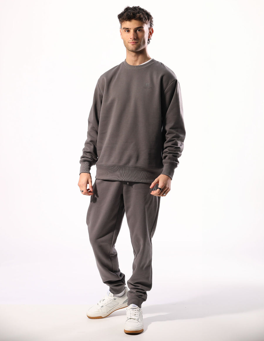 Men's Brooklyn Cuffed Trackpant - Smoke