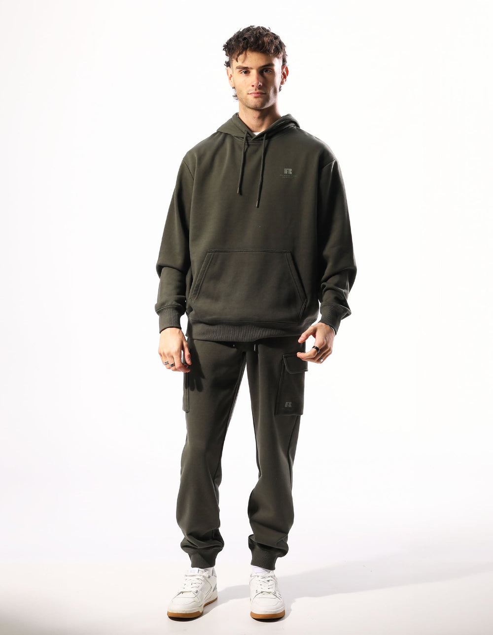 Russell Athletic Australia Men's Brooklyn Cargo Trackpant - Olive True Since 1902