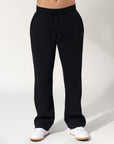 Men's R Tech Open Leg Trackpant - Black