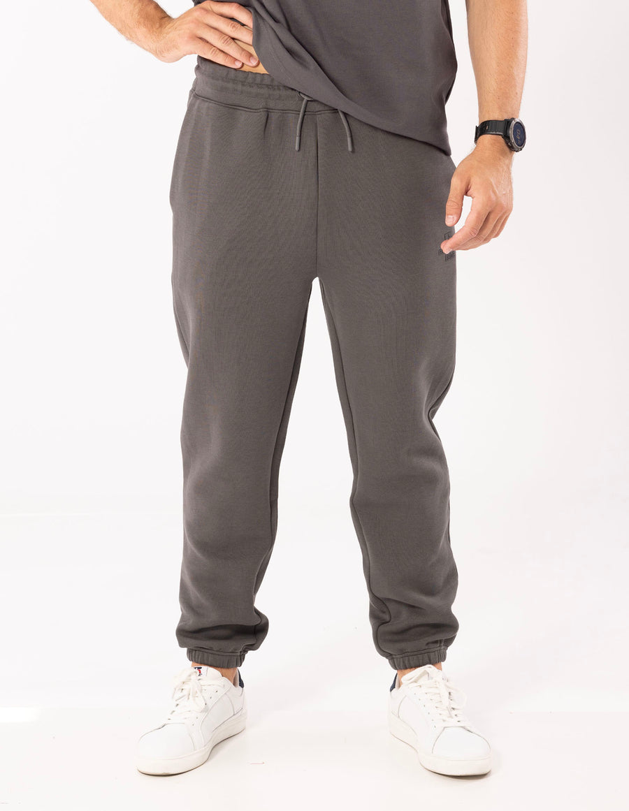 Men's Tech Leisure Cuffed Trackpant - Iron - Image 2