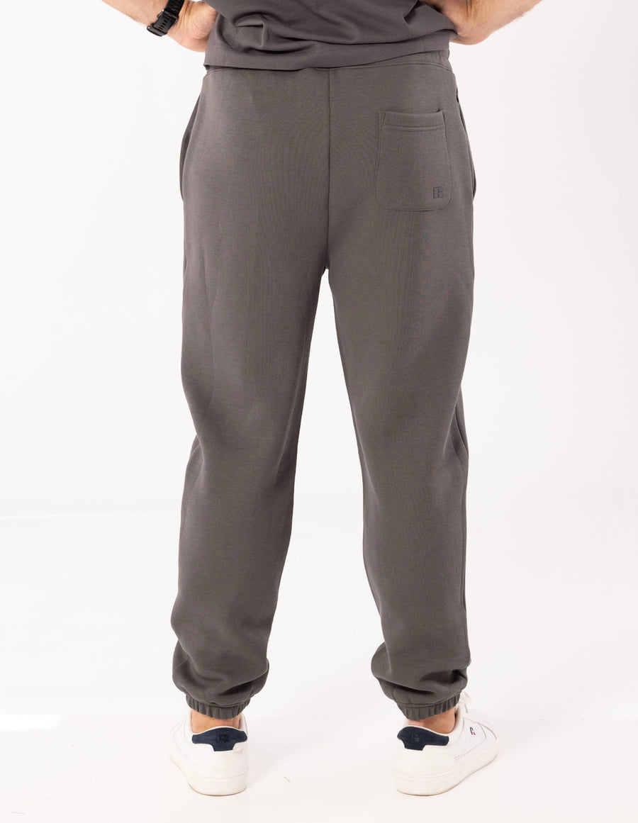 Men's Tech Leisure Cuffed Trackpant - Iron - Image 4