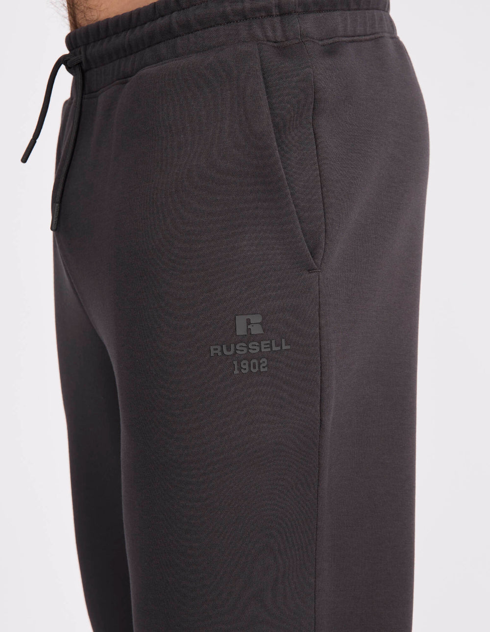 R Tech Leisure Cuffed Men's Track Pants - Dark Grey