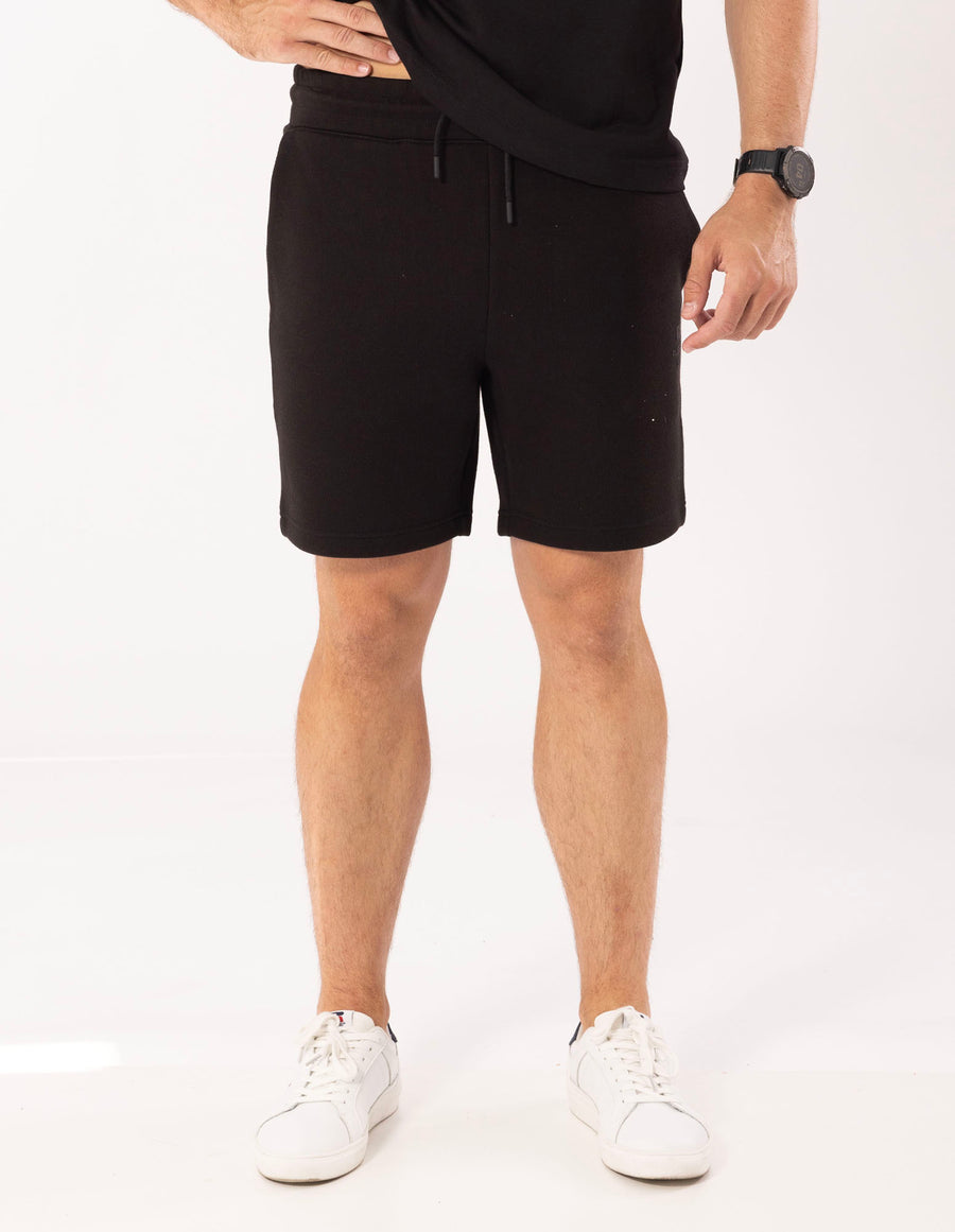 Men's R Tech Leisure Track Short - Black - Image 2