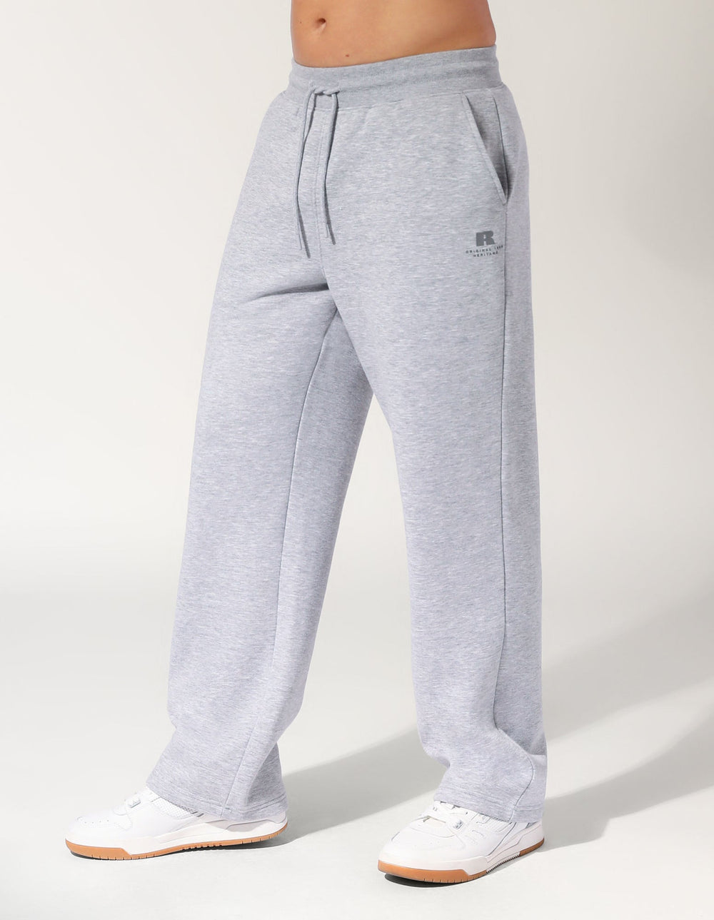Men’s Brooklyn Straight Leg Trackpant - Grey Marle