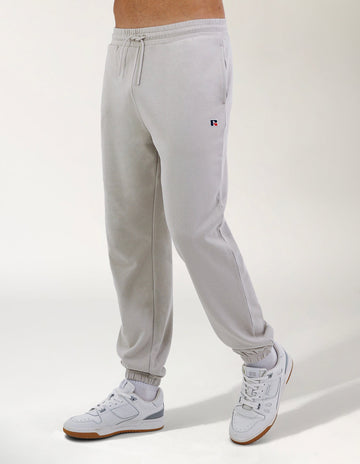 R Logo Terry Cuff Men's Trackpants - Stone
