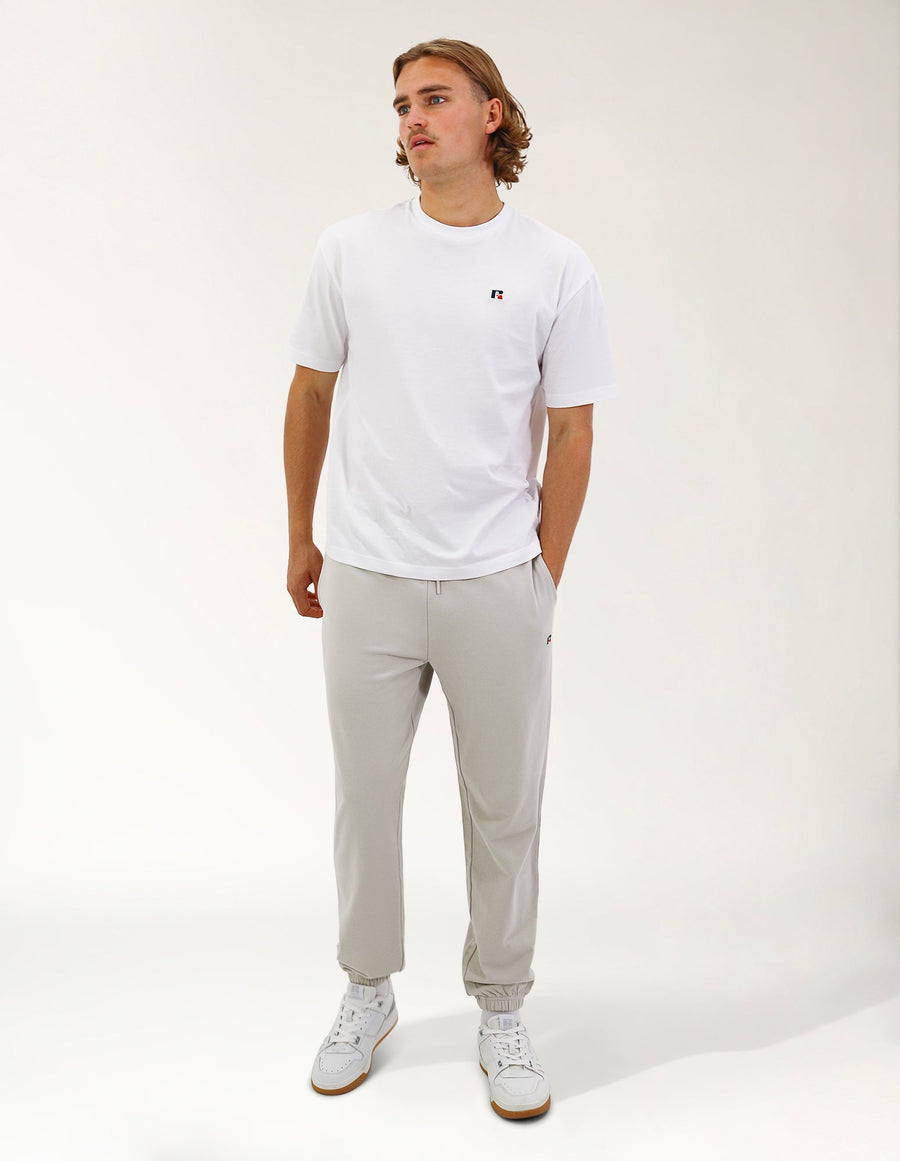 R Logo Terry Cuff Men's Trackpants - Stone