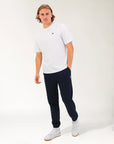 R Logo Terry Cuff Men's Trackpants - Michigan Navy