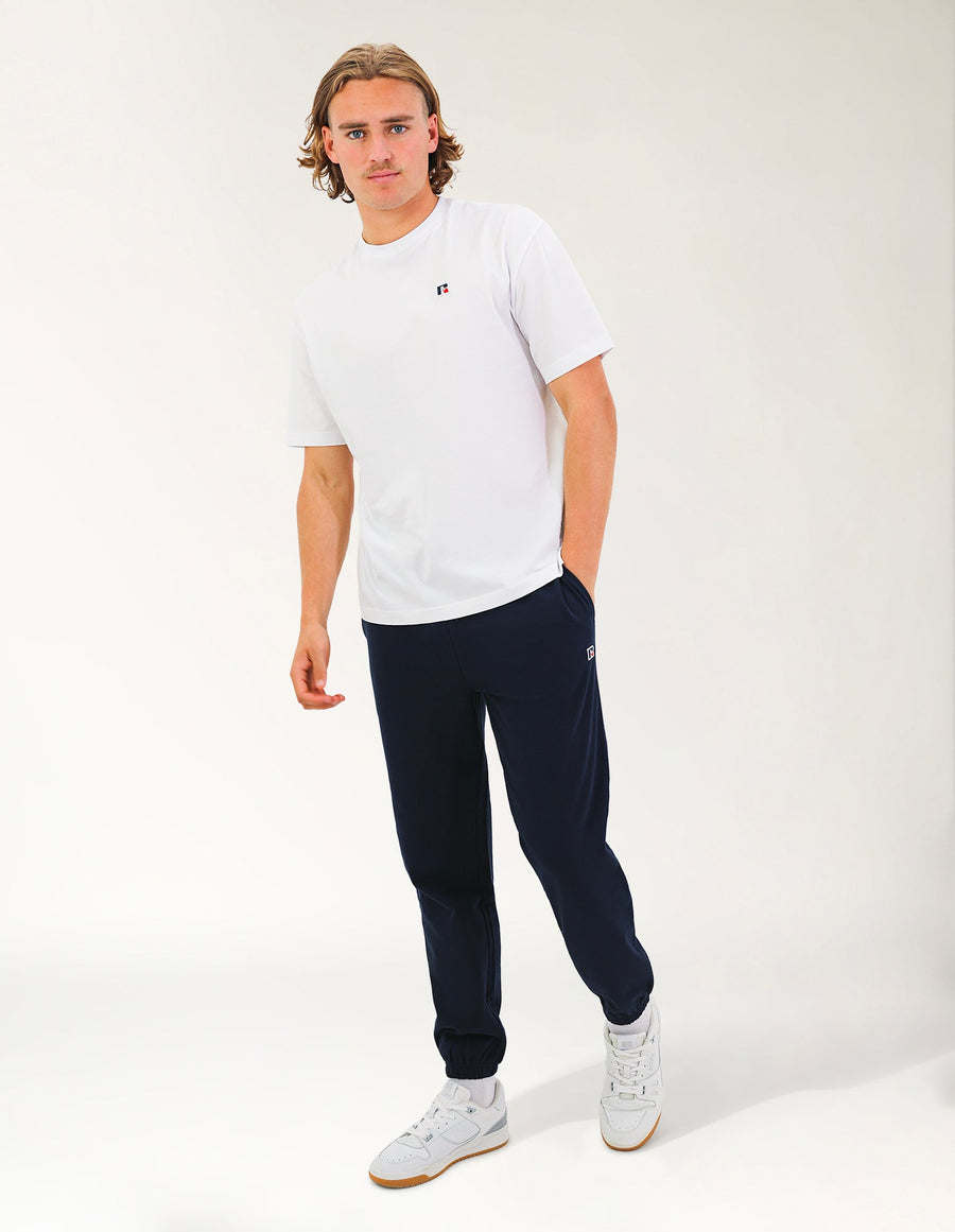 R Logo Terry Cuff Men's Trackpants - Michigan Navy