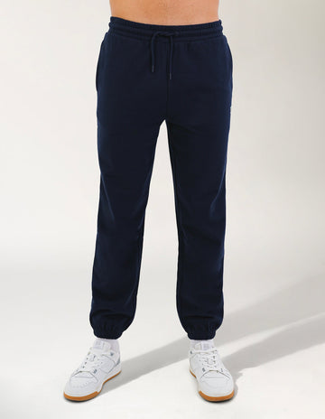 R Logo Terry Cuff Men's Trackpants - Michigan Navy
