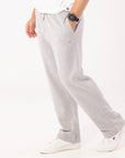 Men's R Logo Straight Leg Trackpant - Grey Marle - Image 2