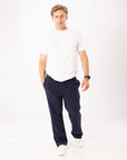 Men's R Logo Straight Leg Trackpant - Michigan Navy - Image 4