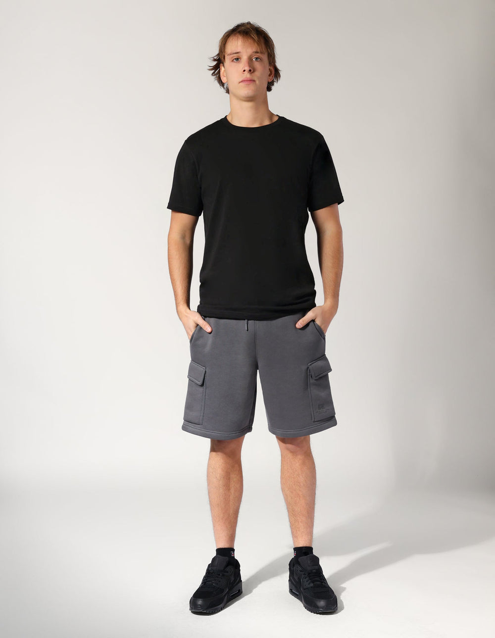 Brooklyn Cargo Men's Track Shorts - Iron
