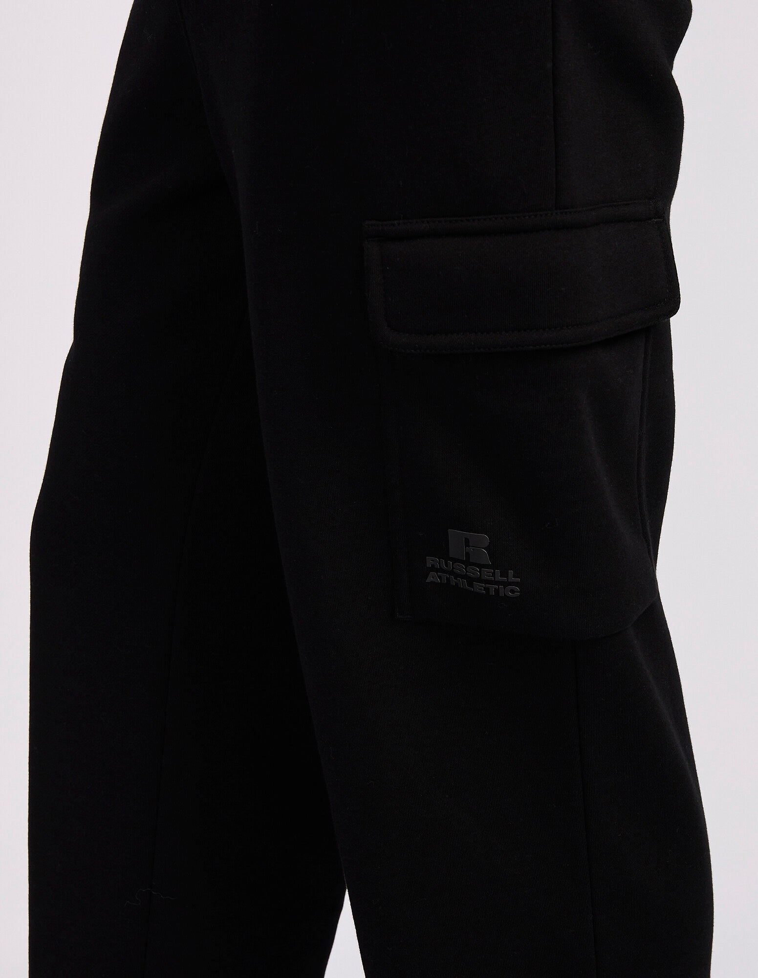 Brooklyn Men's Open Leg Cargo Trackpant - Black