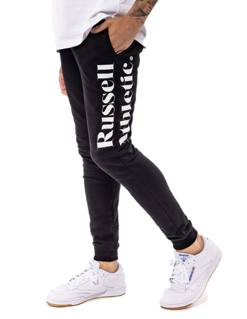 Men's Serif Athletic Track Pant - Black