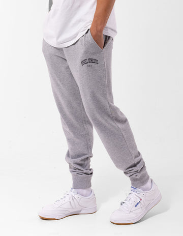 Men's Originals Big Arch Unbrushed Cuffed Track Pants - Grey Marle - Image #1
