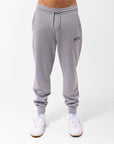Men's Originals Big Arch Unbrushed Cuffed Track Pants - Grey Marle - Image 