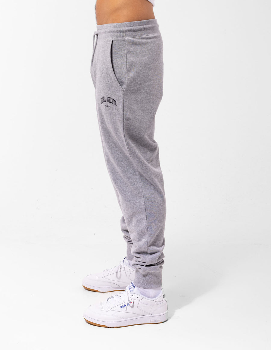 Men's Originals Big Arch Unbrushed Cuffed Track Pants - Grey Marle - Image #3
