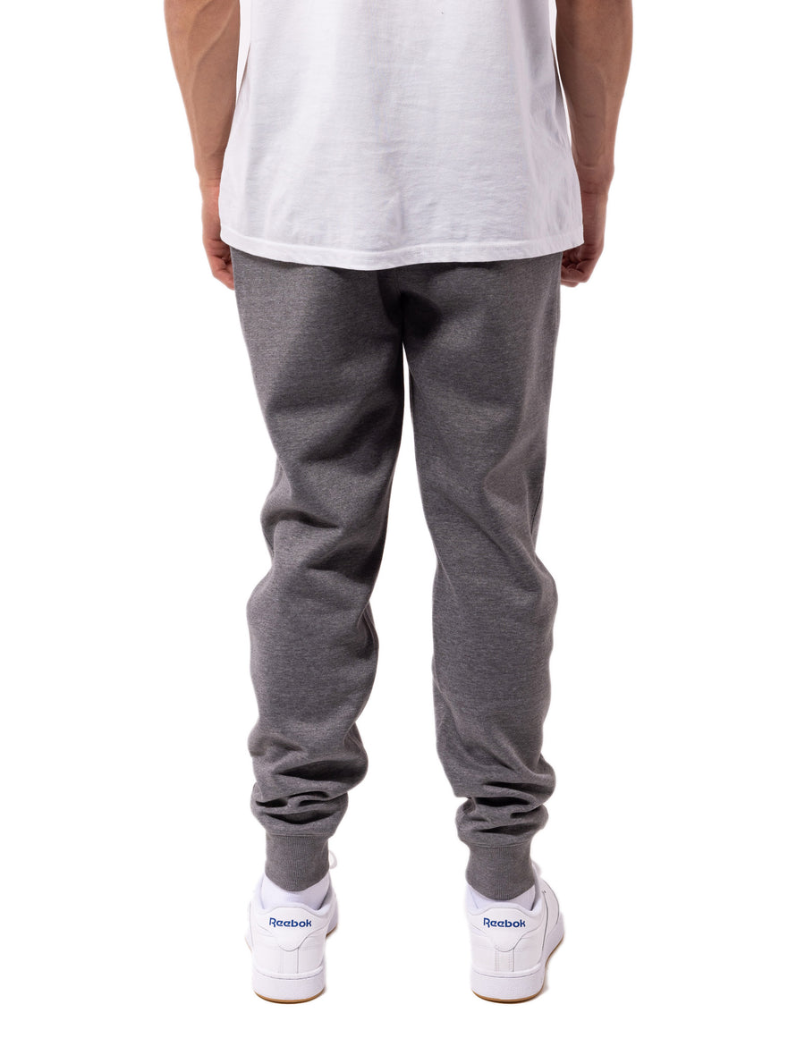 Men's Corp Inlay Logo Track Pants - Oxford Grey - Image #4