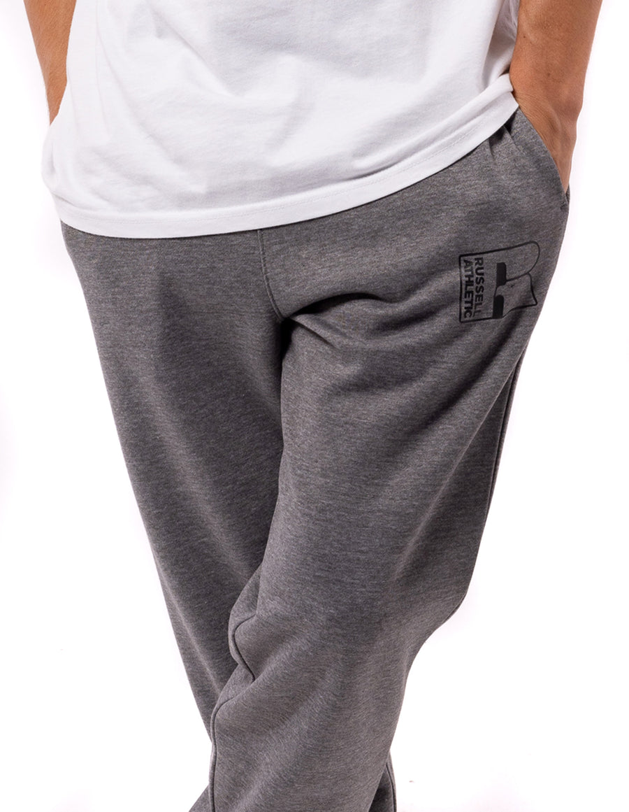 Men's Corp Inlay Logo Track Pants - Oxford Grey - Image #2
