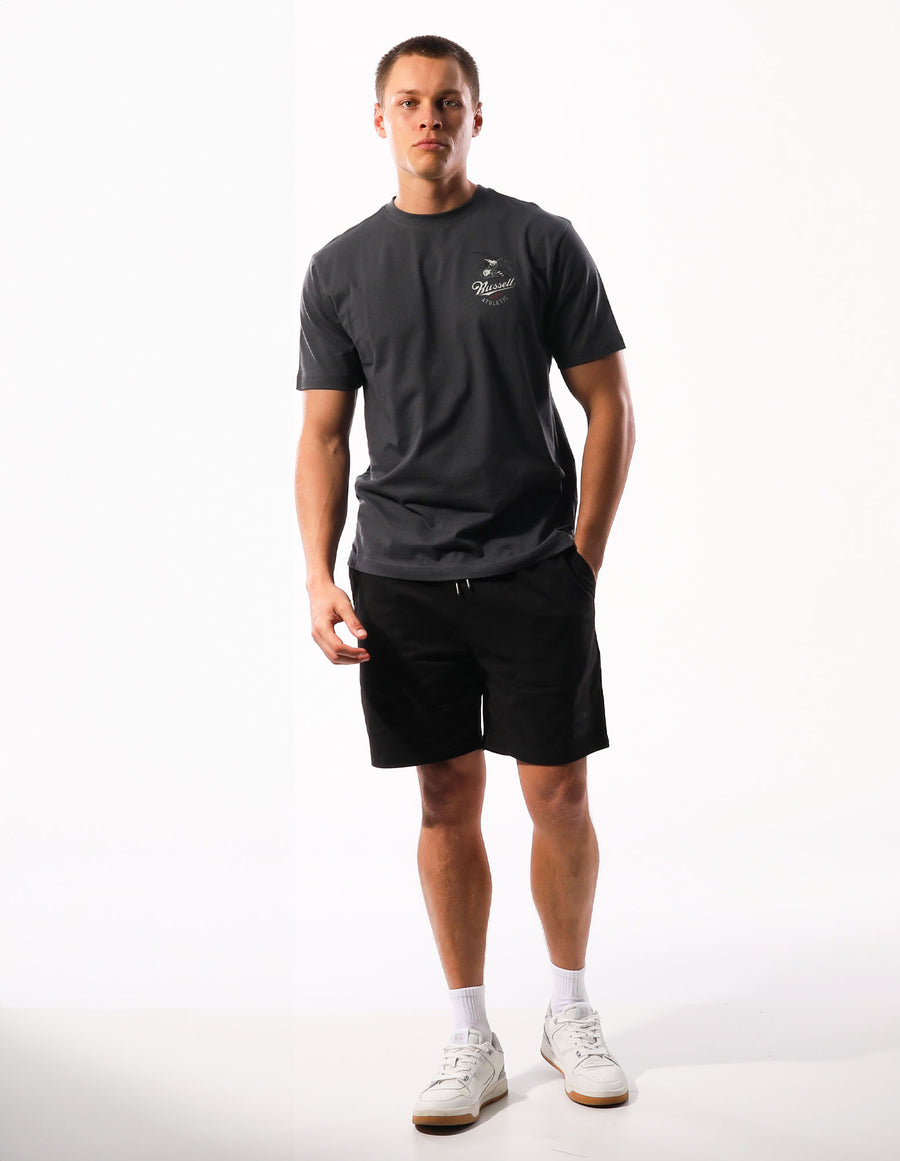 Russell Athletic Australia Men's Miller Eagle Tee - Charcoal True Since 1902