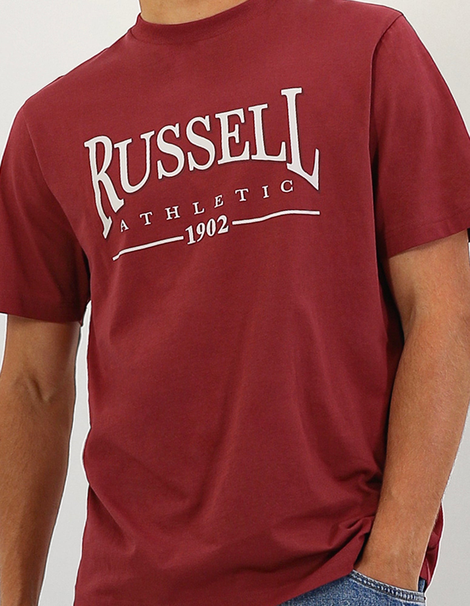 Glendale Oversized Men's Tee - Burnt Russet