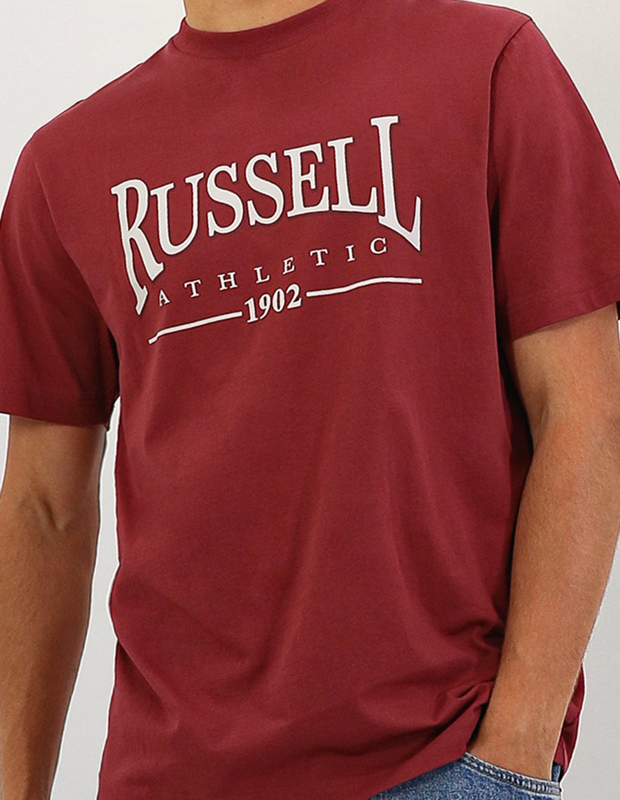 Glendale Oversized Men's Tee - Burnt Russet