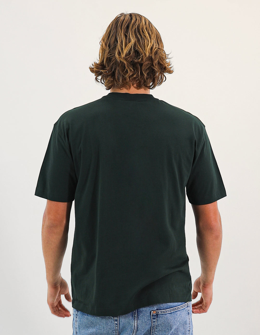 Russell Athletic Australia R Logo Oversize Men's Tee - Dark forest True Since 1902