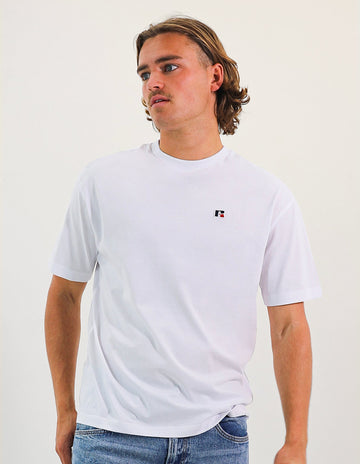 R Logo Oversize Men's Tee - White