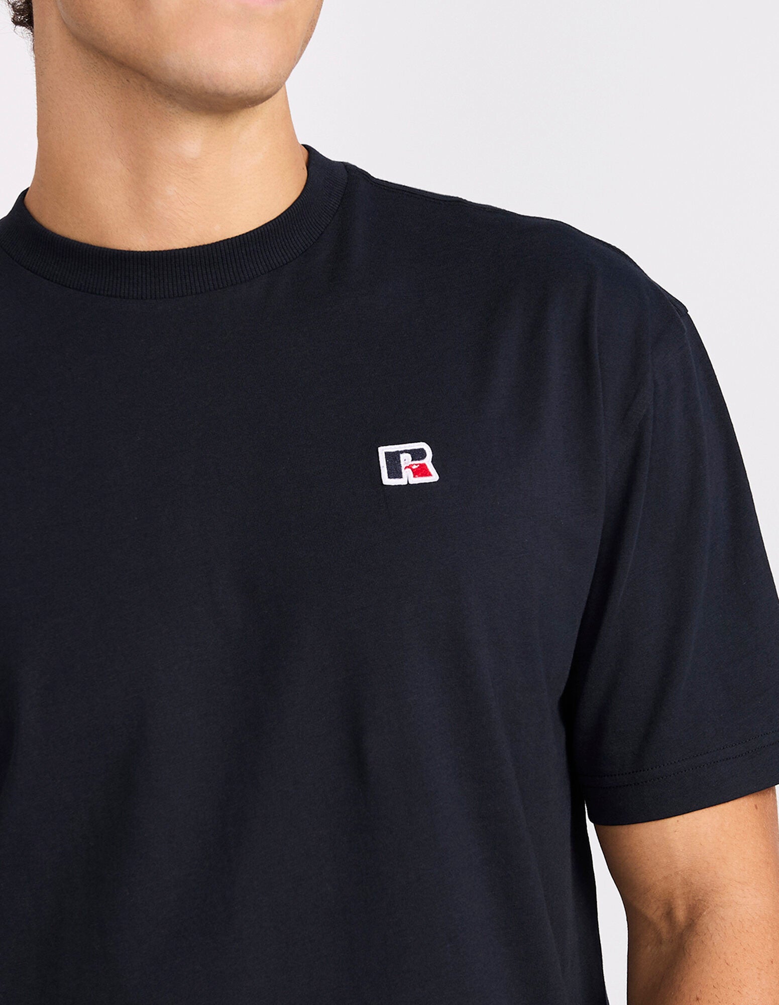 Mens R Logo Oversize Tee - Michigan Navy