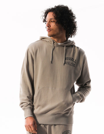 Men's Big Arch Distressed Hoodie - Tannin - Image #1