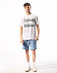 Men's Baseball Arch Tee - Light Grey Marle - Image 5