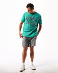 Russell Athletic Australia Men's Big Arch Outline Tee - Jade True Since 1902