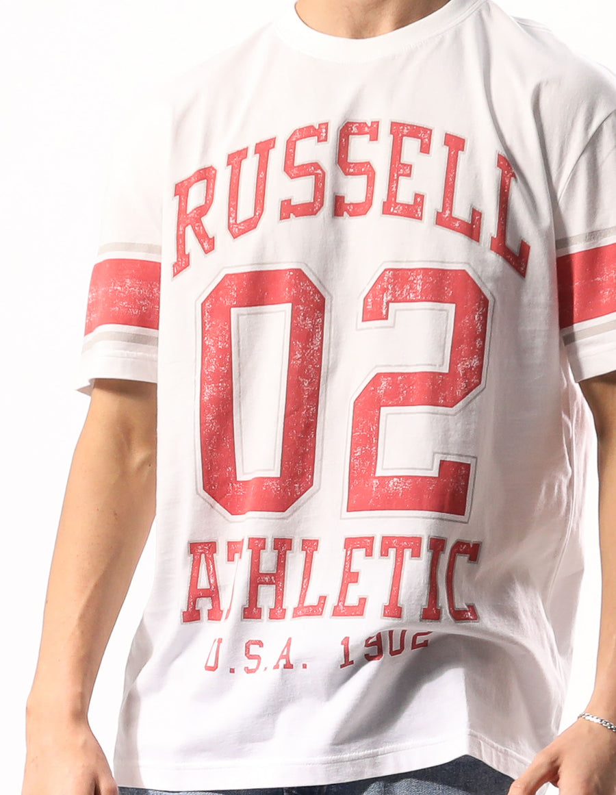 Russell Athletic Australia Men's Superbowl Oversized Tee - Stardust True Since 1902