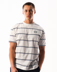 Men's Striped Arch Tee - Stardust