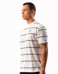 Men's Striped Arch Tee - Stardust