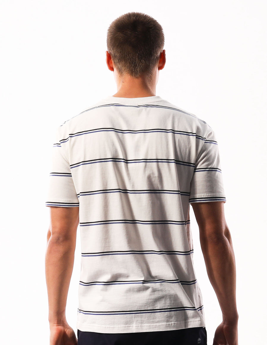 Men's Striped Arch Tee - Stardust