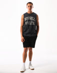 Russell Athletic Australia Men's Distressed Arch Muscle Tank - Charcoal True Since 1902