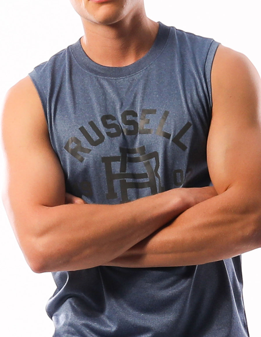 Men's Active Muscle Tee - Seal Marle