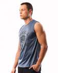 Men's Active Muscle Tee - Seal Marle