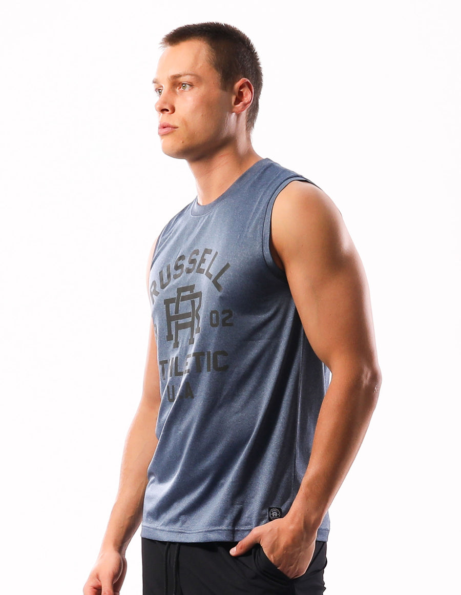 Men's Active Muscle Tee - Seal Marle