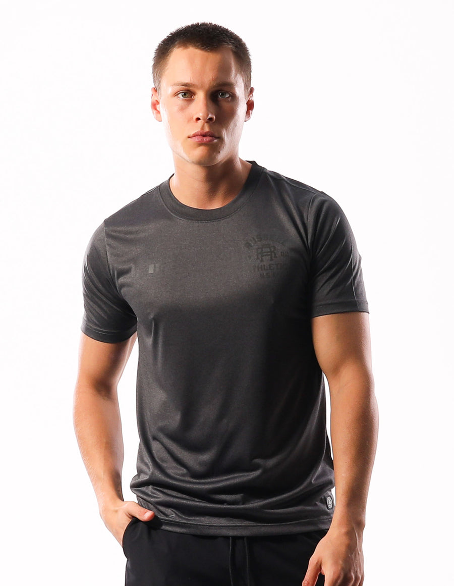 Men's Active Tee - Black Marle