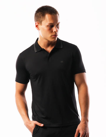 Men's Active Polo - Black - Image #1