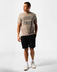 Russell Athletic Australia Men's Big Arch Stack Tee - Tannin True Since 1902