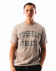 Russell Athletic Australia Men's Big Arch Stack Tee - Tannin True Since 1902